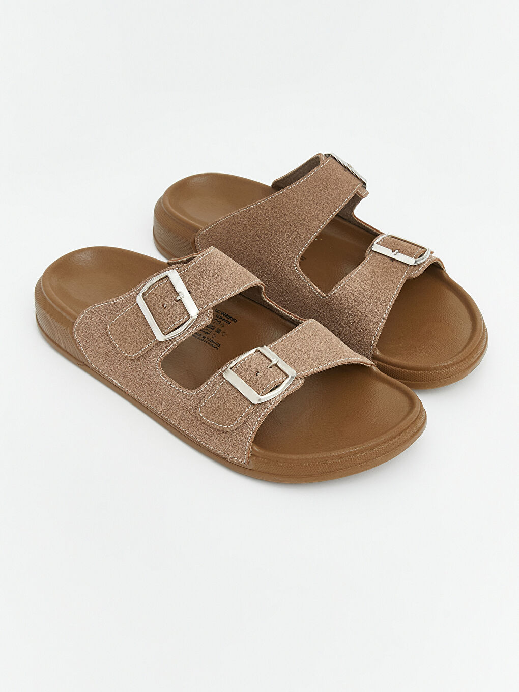 Bej Süet Görünümlü Erkek Terlik