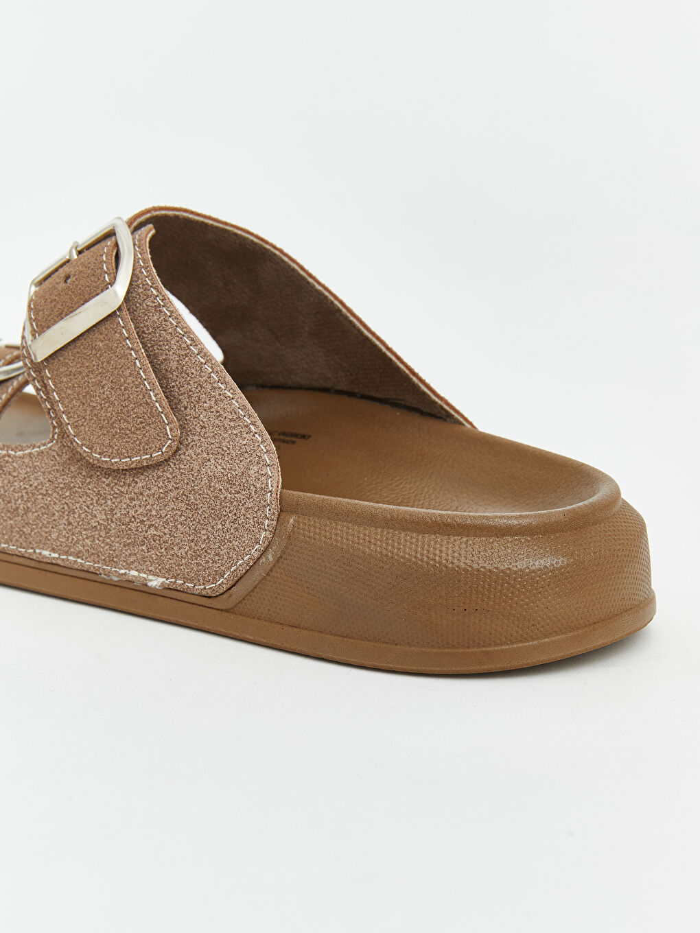 Bej Süet Görünümlü Erkek Terlik-4