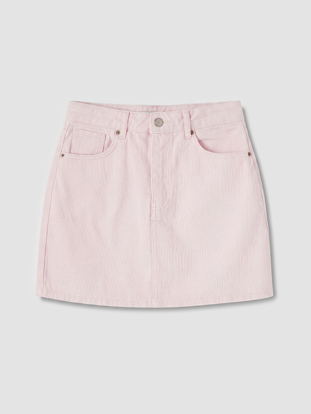 Pembe Regular Fit Mini Jean Etek