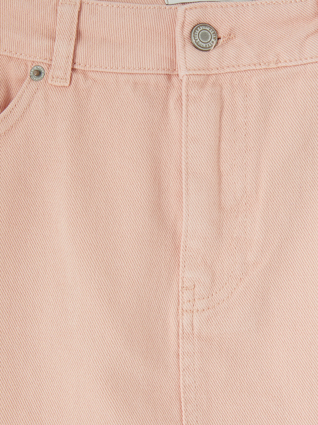 Pembe Regular Fit Mini Jean Etek-2