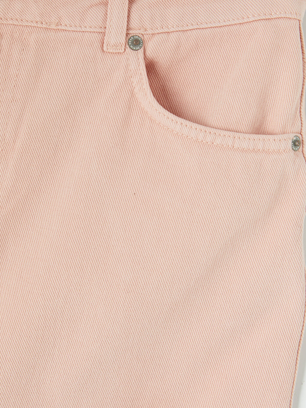 Pembe Regular Fit Mini Jean Etek-3