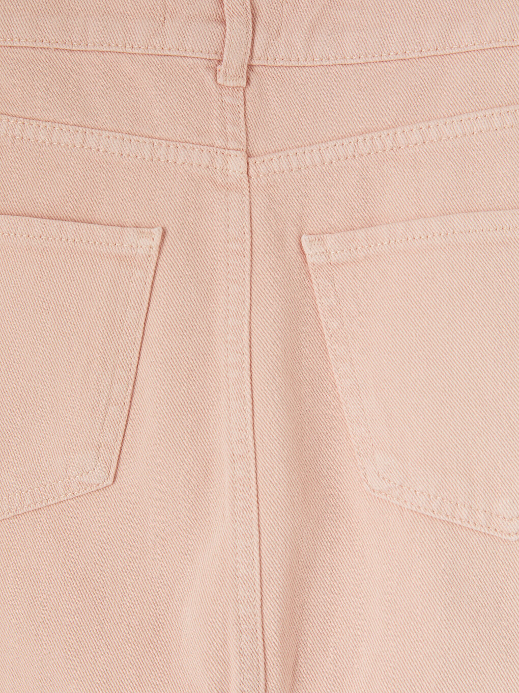 Pembe Regular Fit Mini Jean Etek-4