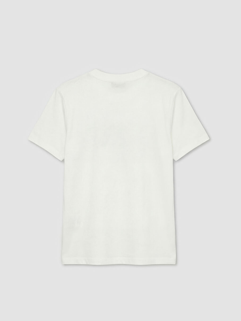 Ekru Bisiklet Yaka Los Angeles Baskılı Kadın Tişört-1