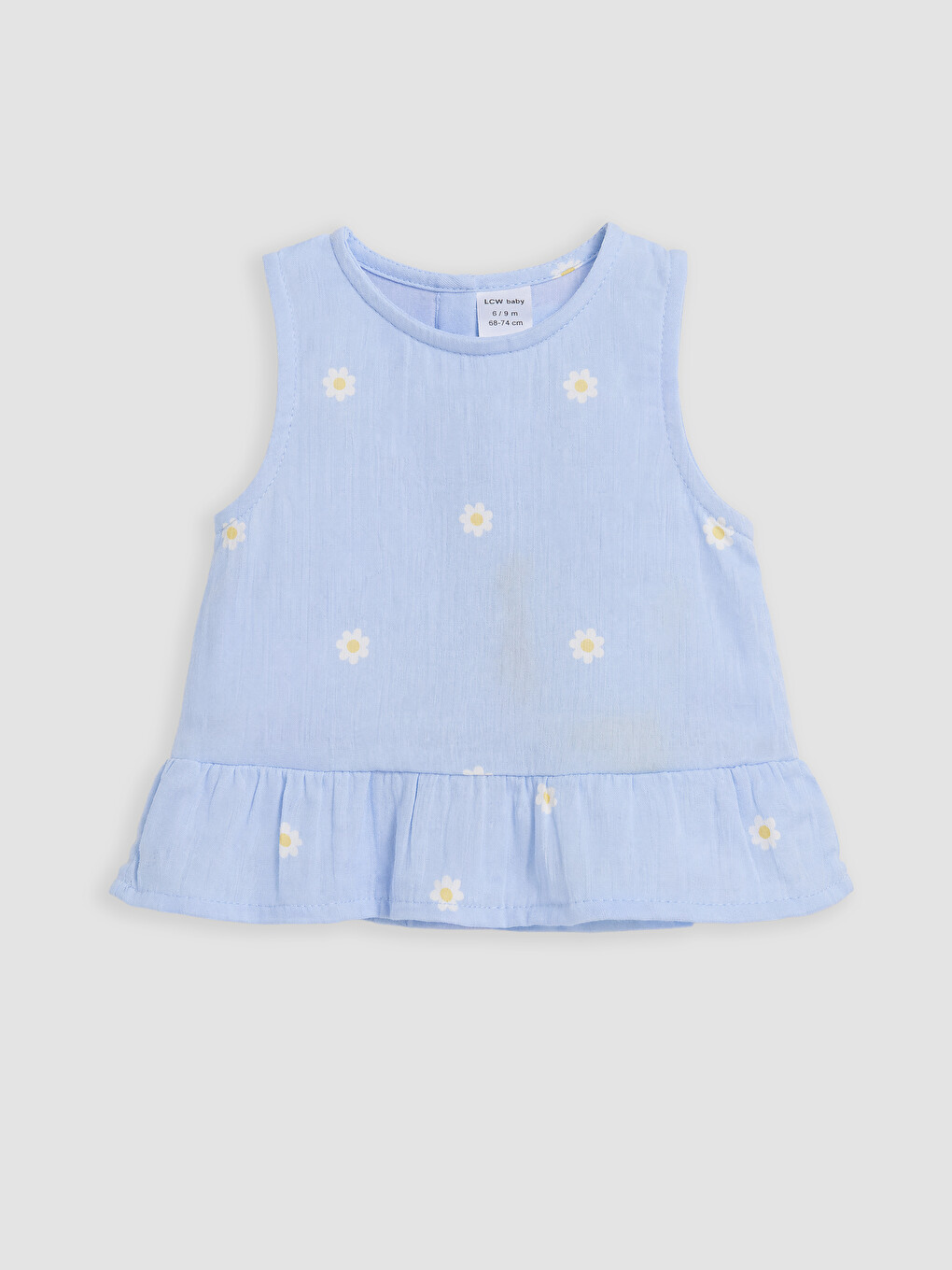 Daisy Embroidered Baby Girls' Muslin Shorts Set-1