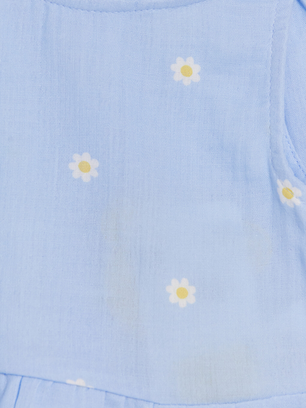 Daisy Embroidered Baby Girls' Muslin Shorts Set-5