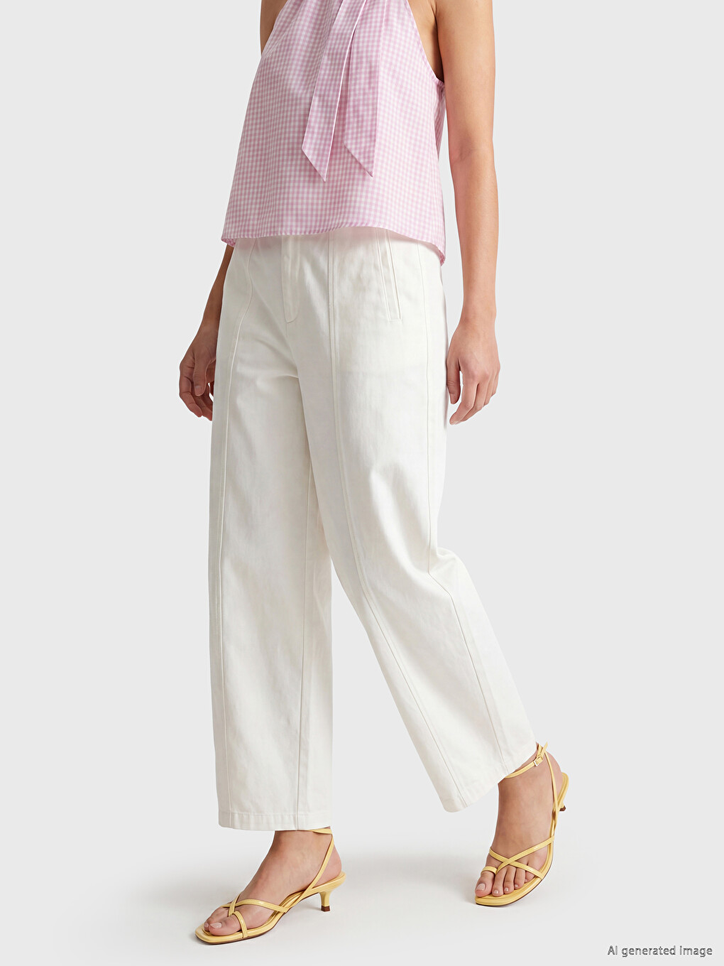 Loose Fit Women's Trousers-1