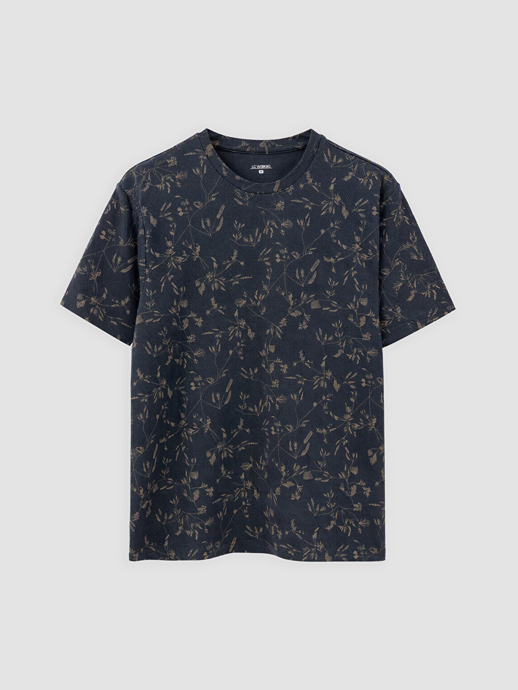 Regular Fit Men's Textured Shirt-1