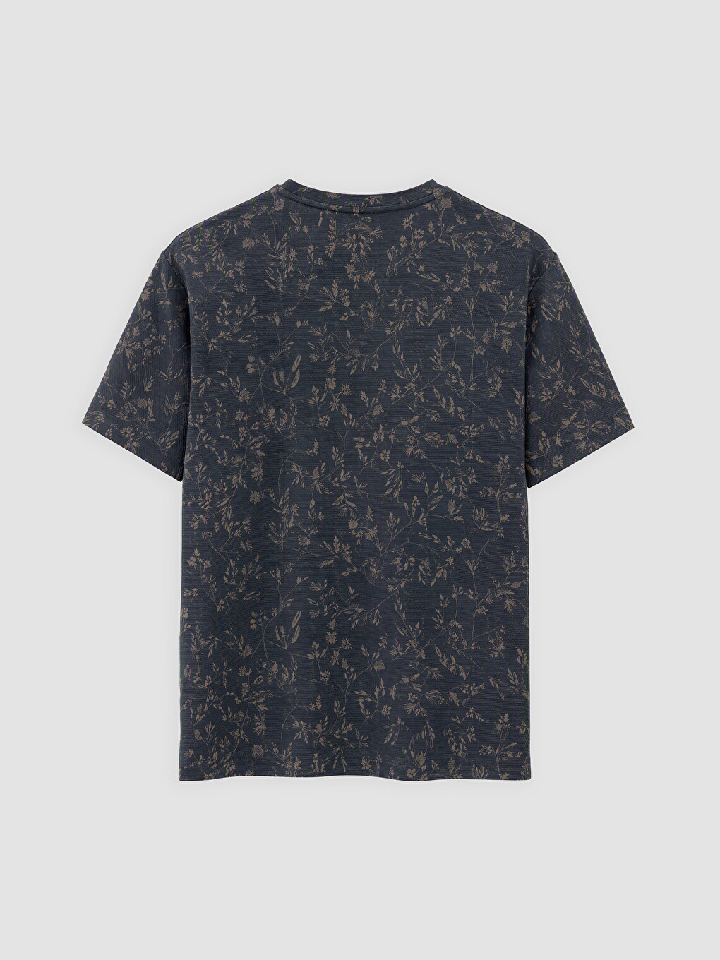 Regular Fit Men's Textured Shirt-3