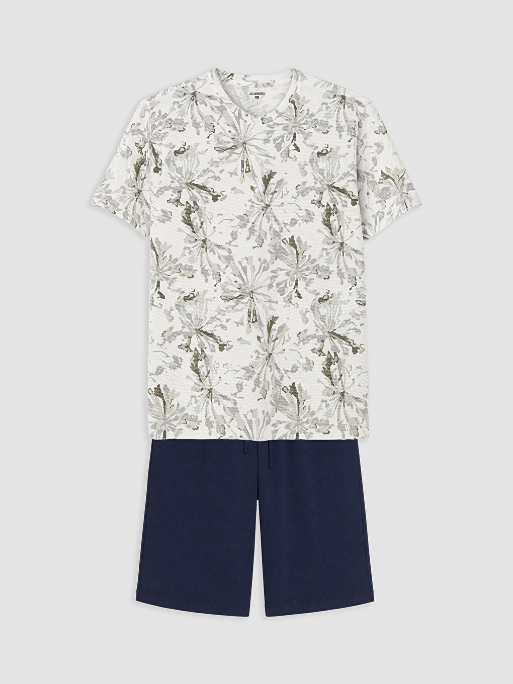 Standard Fit Men's Shortie Pyjamas Set-4