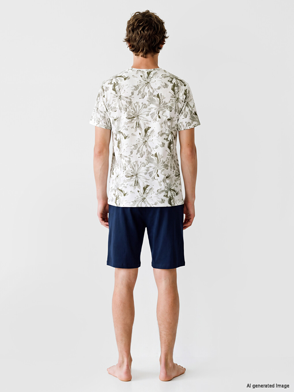 Standard Fit Men's Shortie Pyjamas Set-3