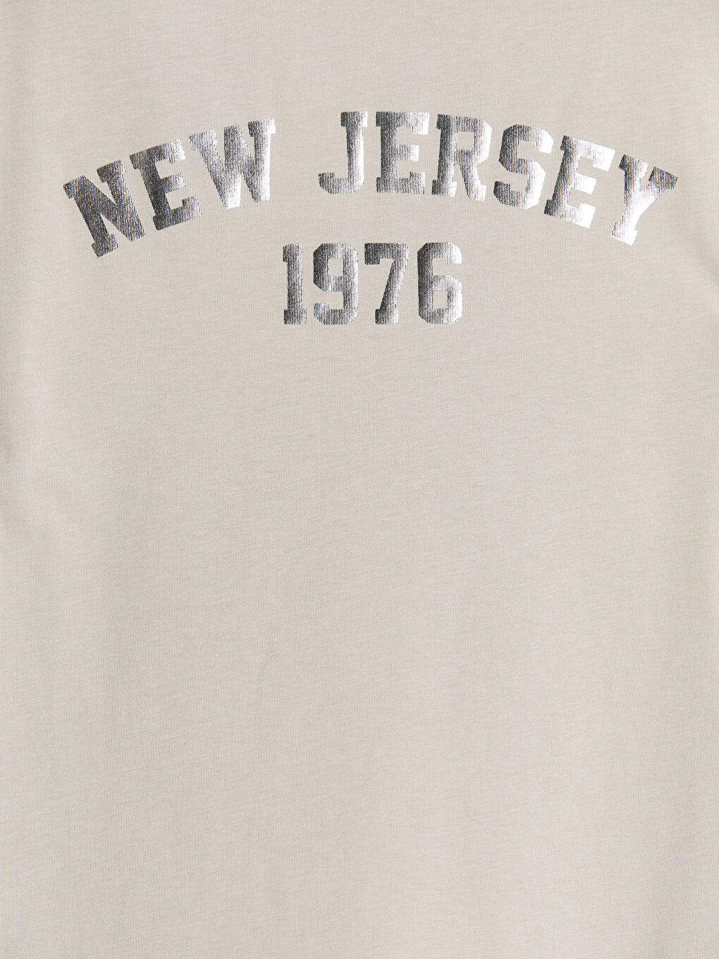 Bej Bisiklet Yaka Baskılı Kız Çocuk Tişört-2