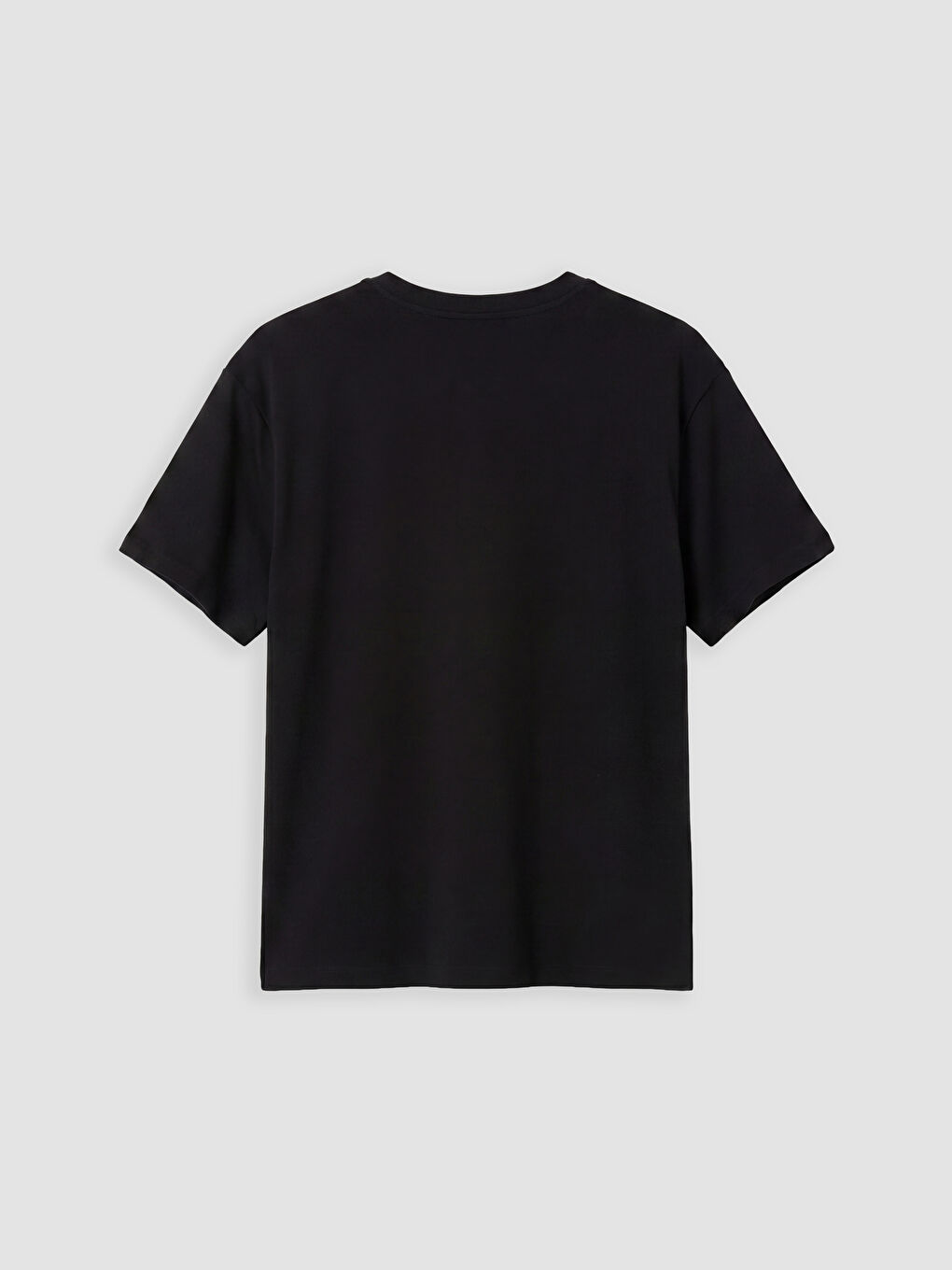 Siyah Relax Fit %100 Pamuk Basic Tişört 3'lü-4