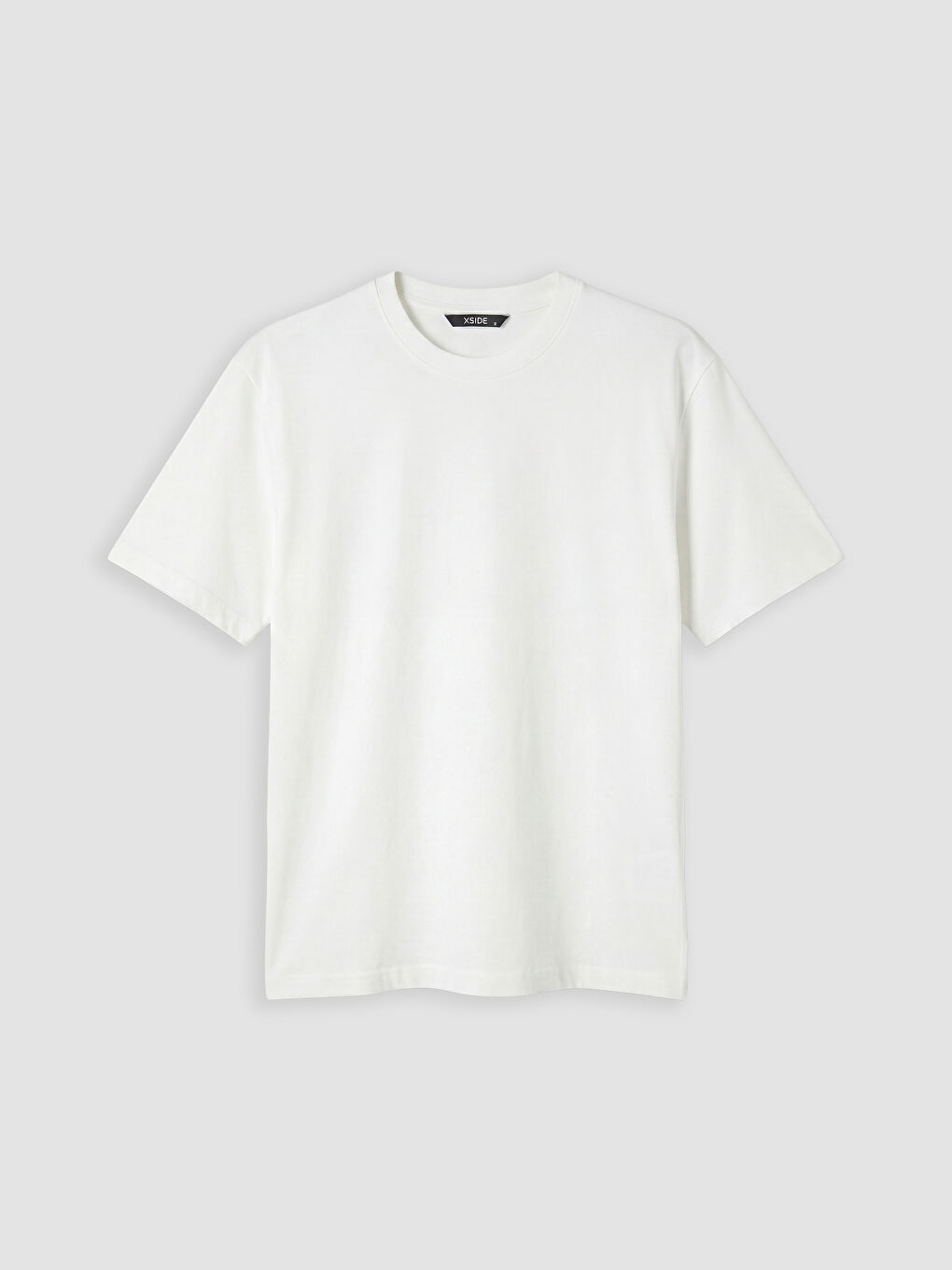 Beyaz Relaxed Fit %100 Pamuk Basic Erkek Tişört 3'lü-2