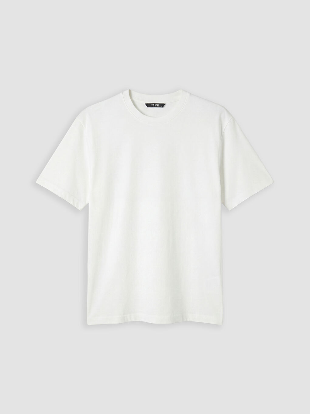 Beyaz Relaxed Fit %100 Pamuk Basic Erkek Tişört 3'lü-3