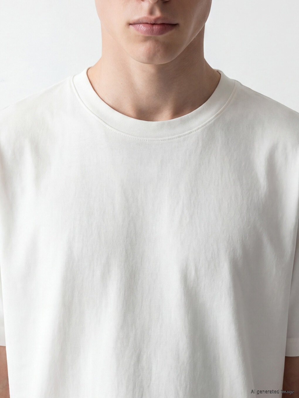 Relaxed Fit %100 Cotton Basic Men's T-Shirt 3-Pack-3