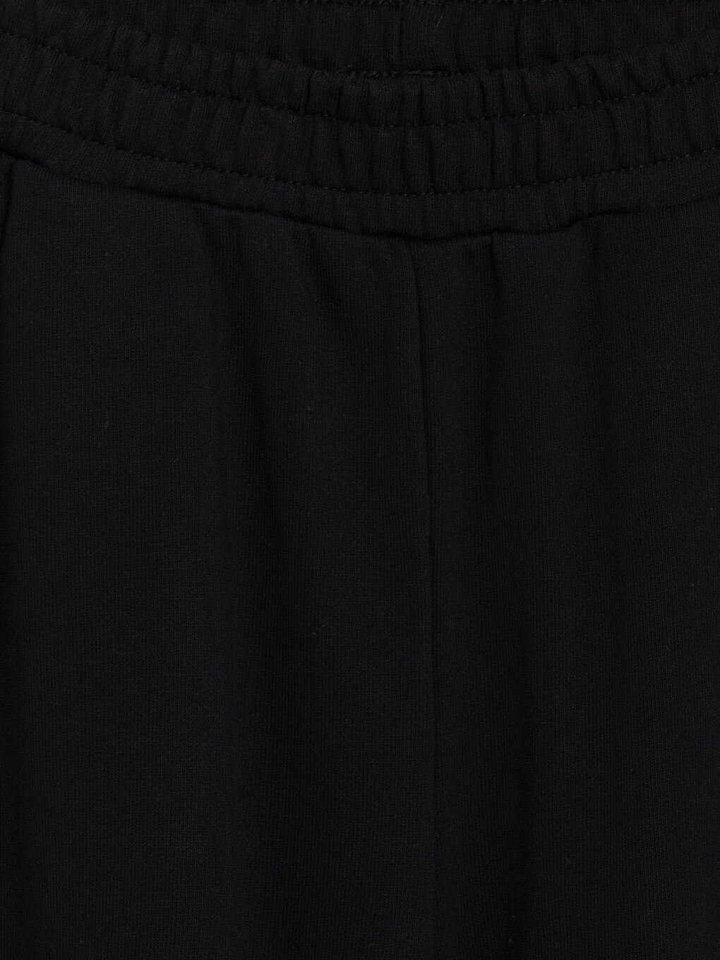 Siyah Baskılı Kız Çocuk Jogger Eşofman Altı-2