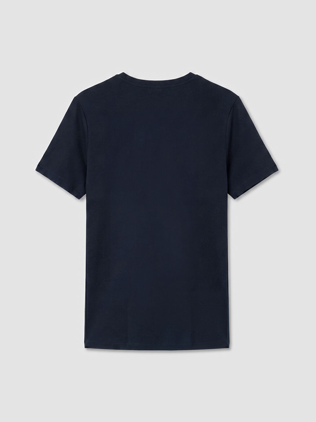 Siyah Slim Fit Esnek Basic Erkek Tişört 3'lü-5