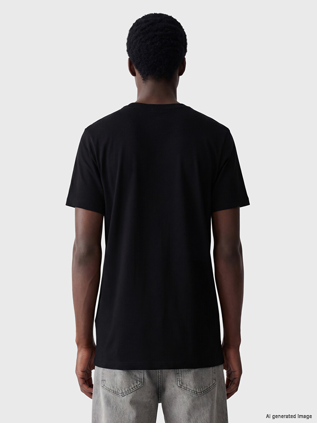 Muška slim fit rastegljiva basic majica, pakovanje od 3 komada-7
