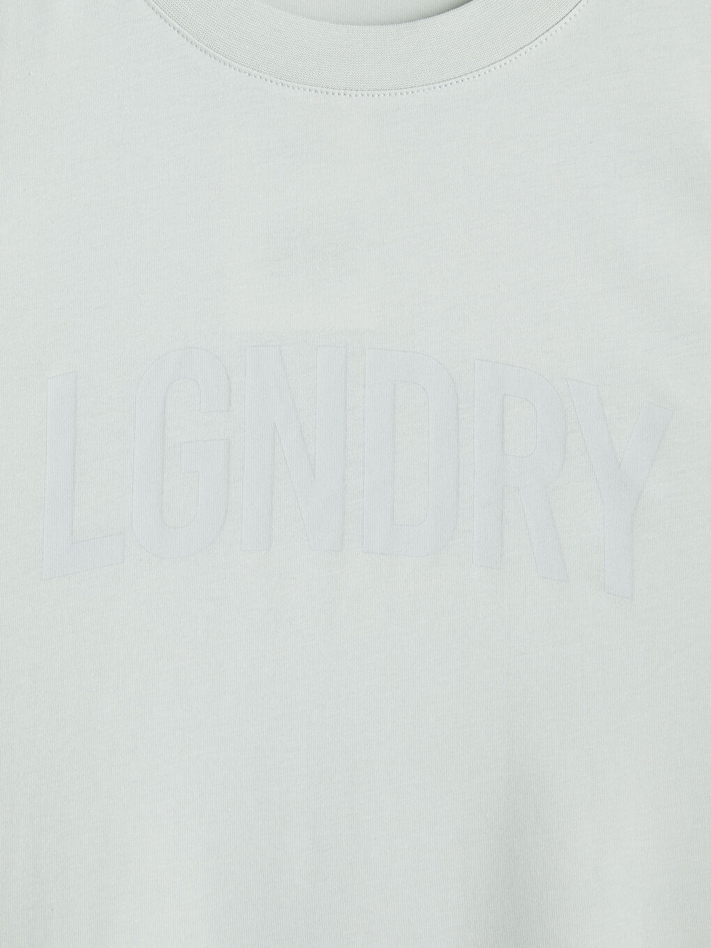 Gri Bisiklet Yaka Baskılı Erkek Tişört-2