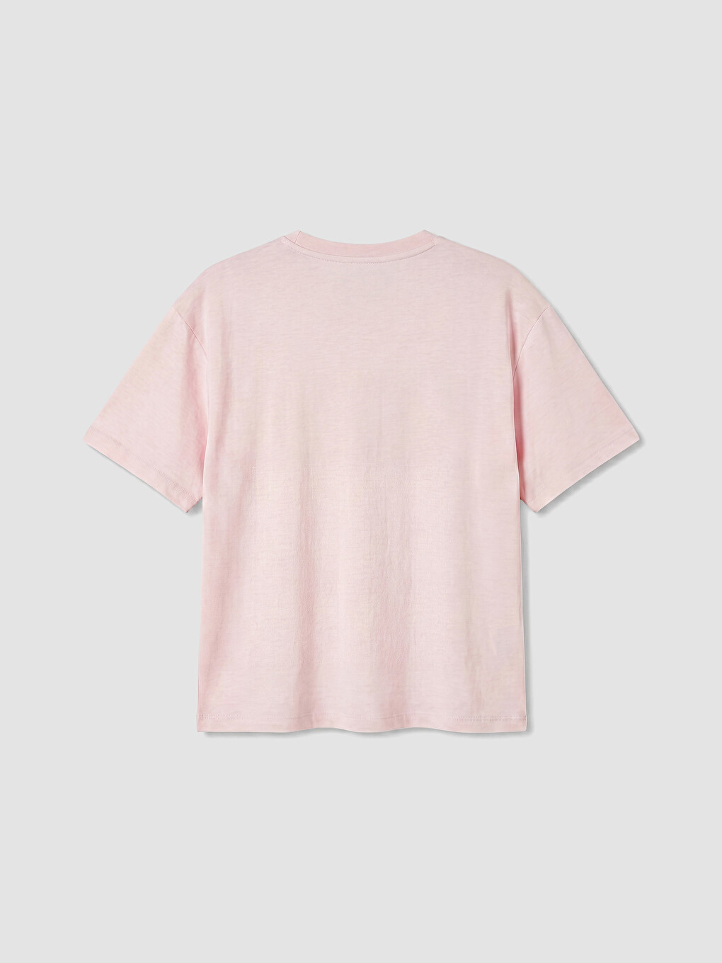 Pembe London Baskılı Soft Touch Kadın Tişört-2