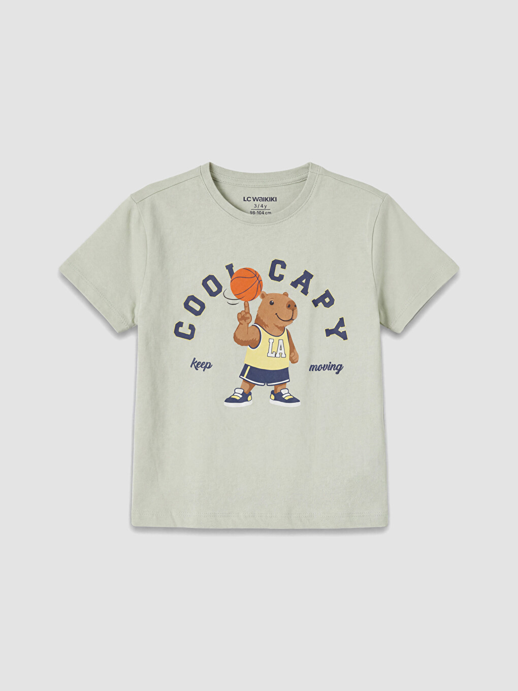 Gri Erkek Çocuk Şortlu Pijama Takımı-1