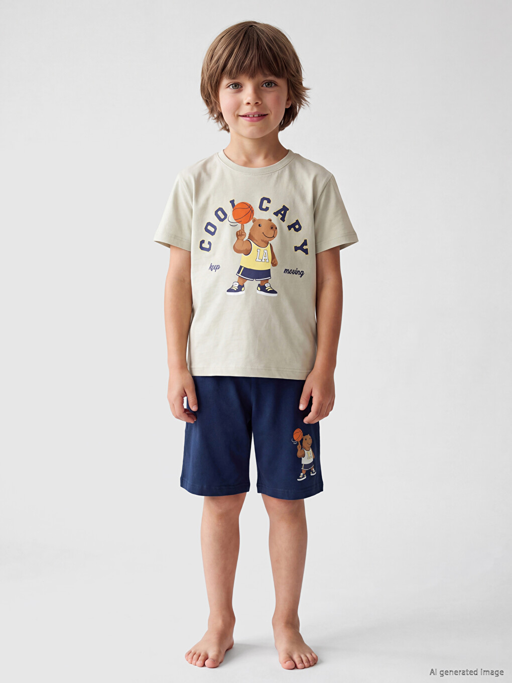 Boys' Shortie Pyjamas Set