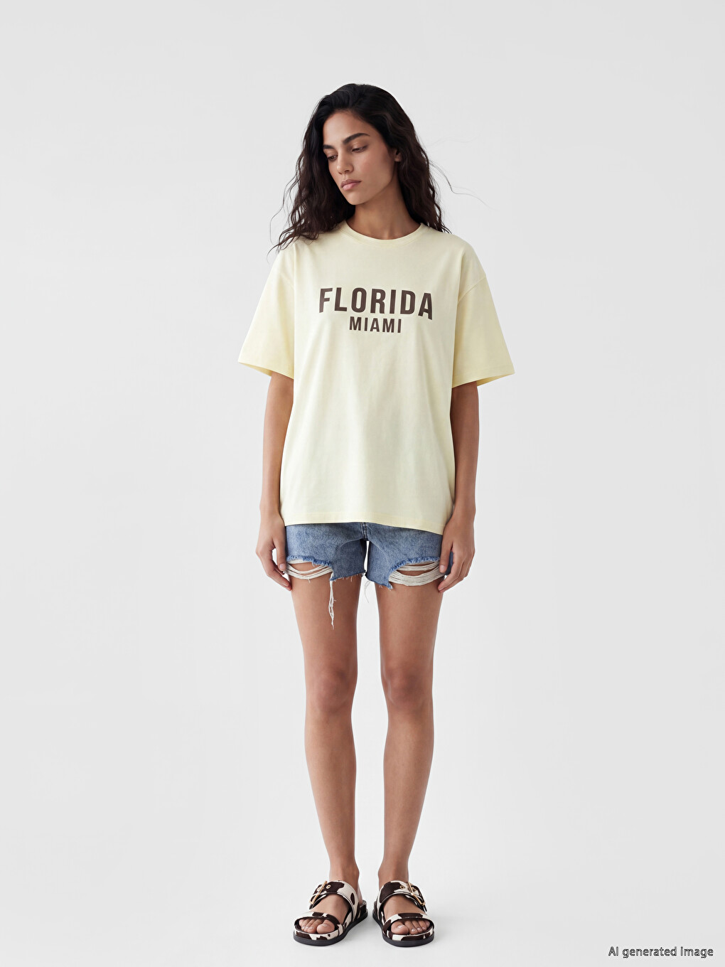 Florida Printed Soft Touch Women's T-Shirt-1
