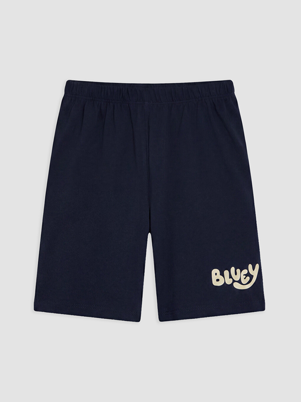 Ekru Bluey Baskılı Erkek Çocuk Şortlu Pijama Takımı-3