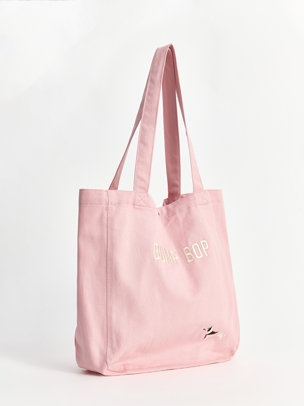 Pembe Nakışlı Kadın Omuz Çantası-1