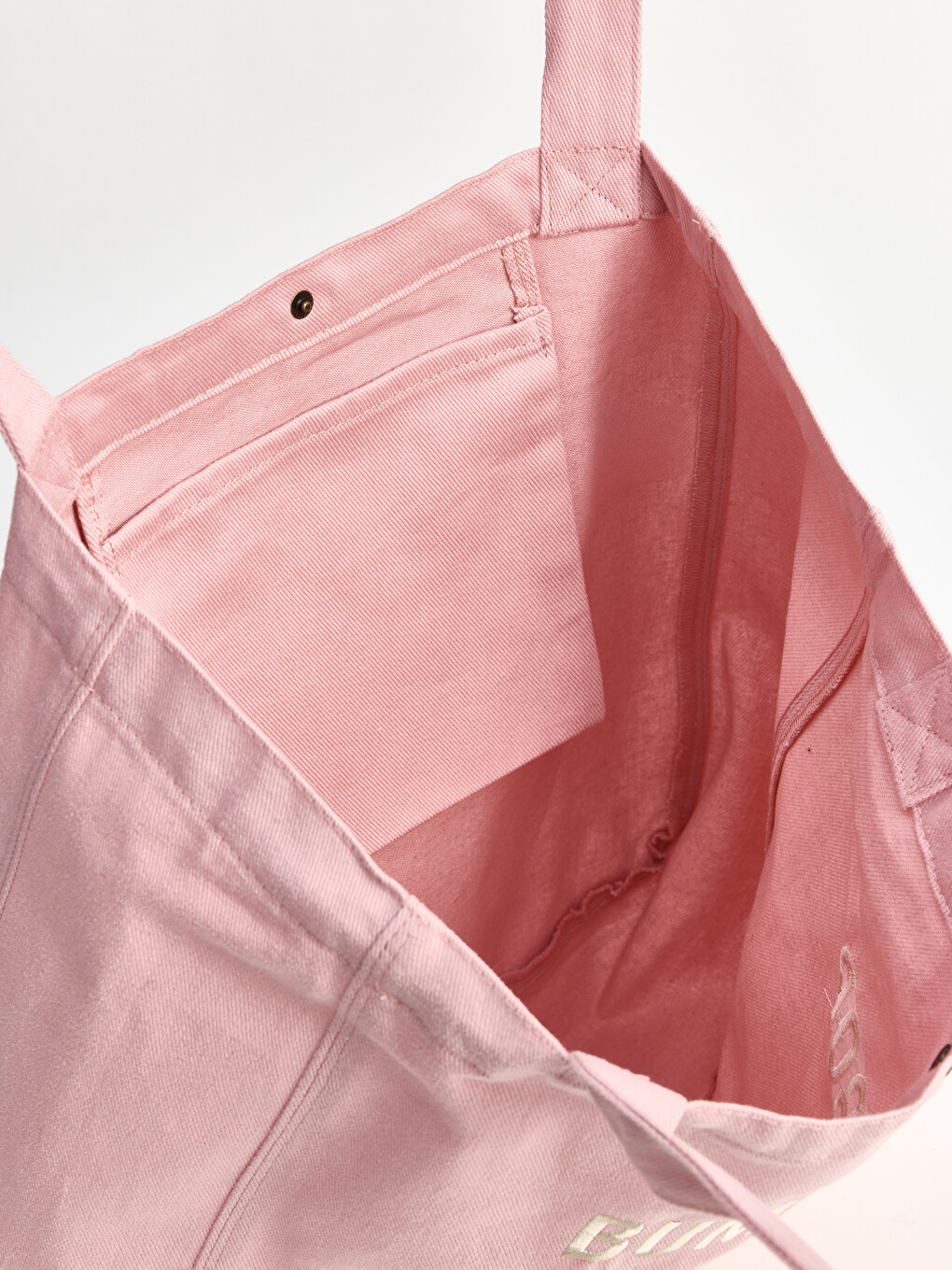 Pembe Nakışlı Kadın Omuz Çantası-3