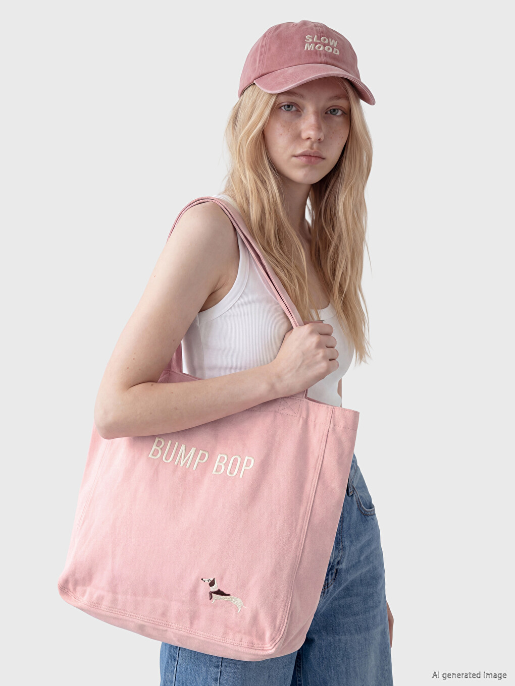 Pembe Nakışlı Kadın Omuz Çantası