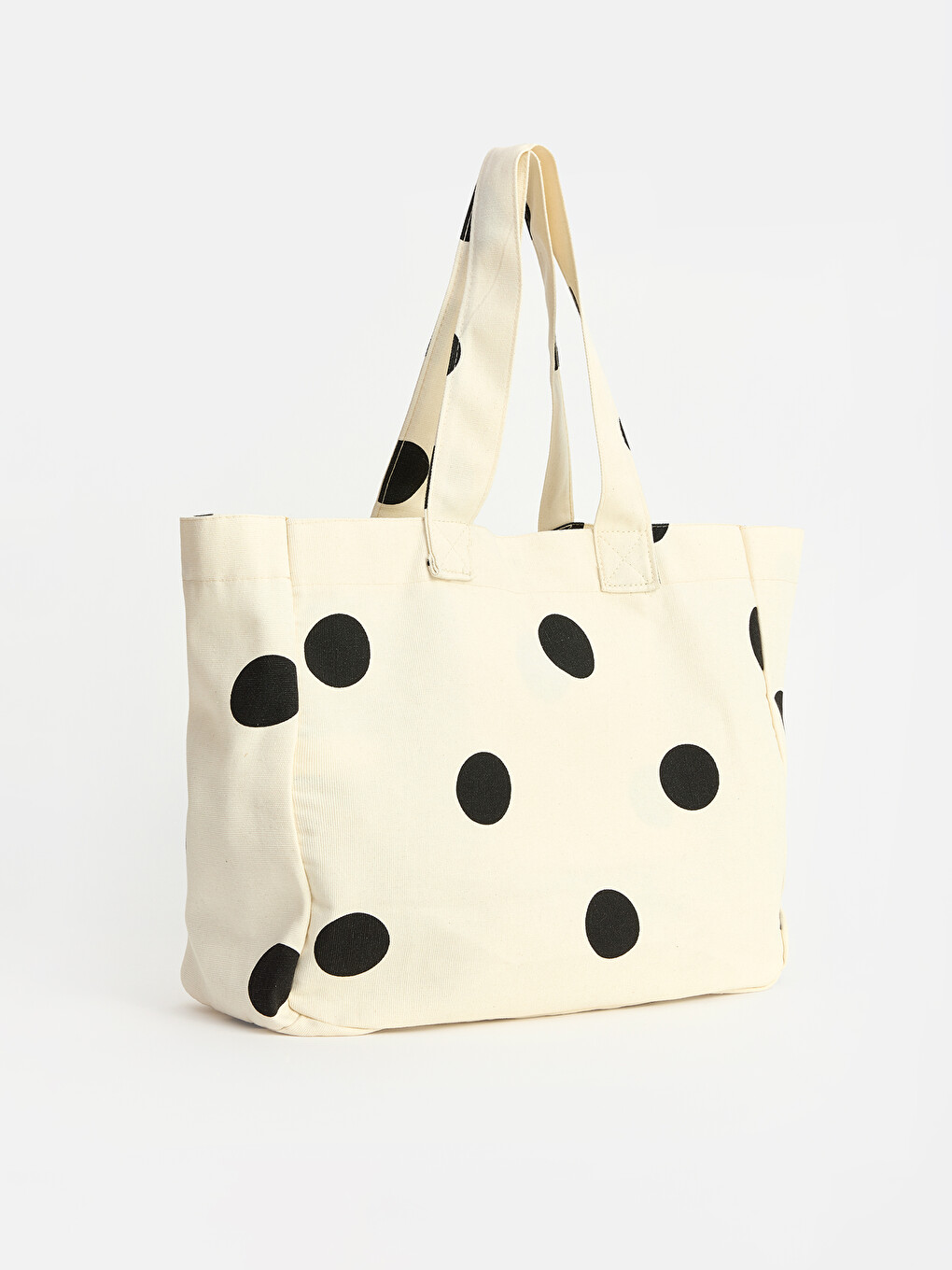 Polka Dot Patterned Women's Shoulder Bag-1