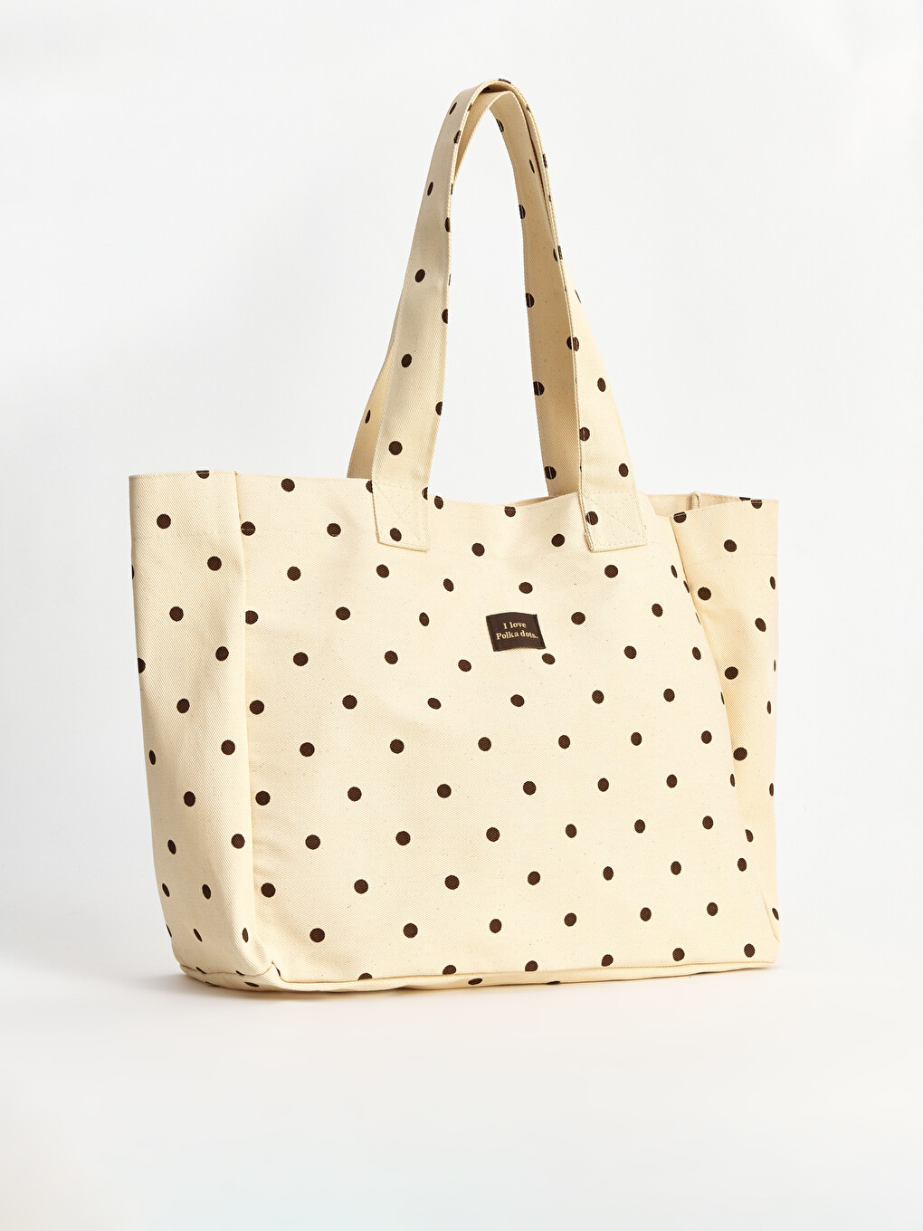Polka Dot Patterned Women's Shoulder Bag-1