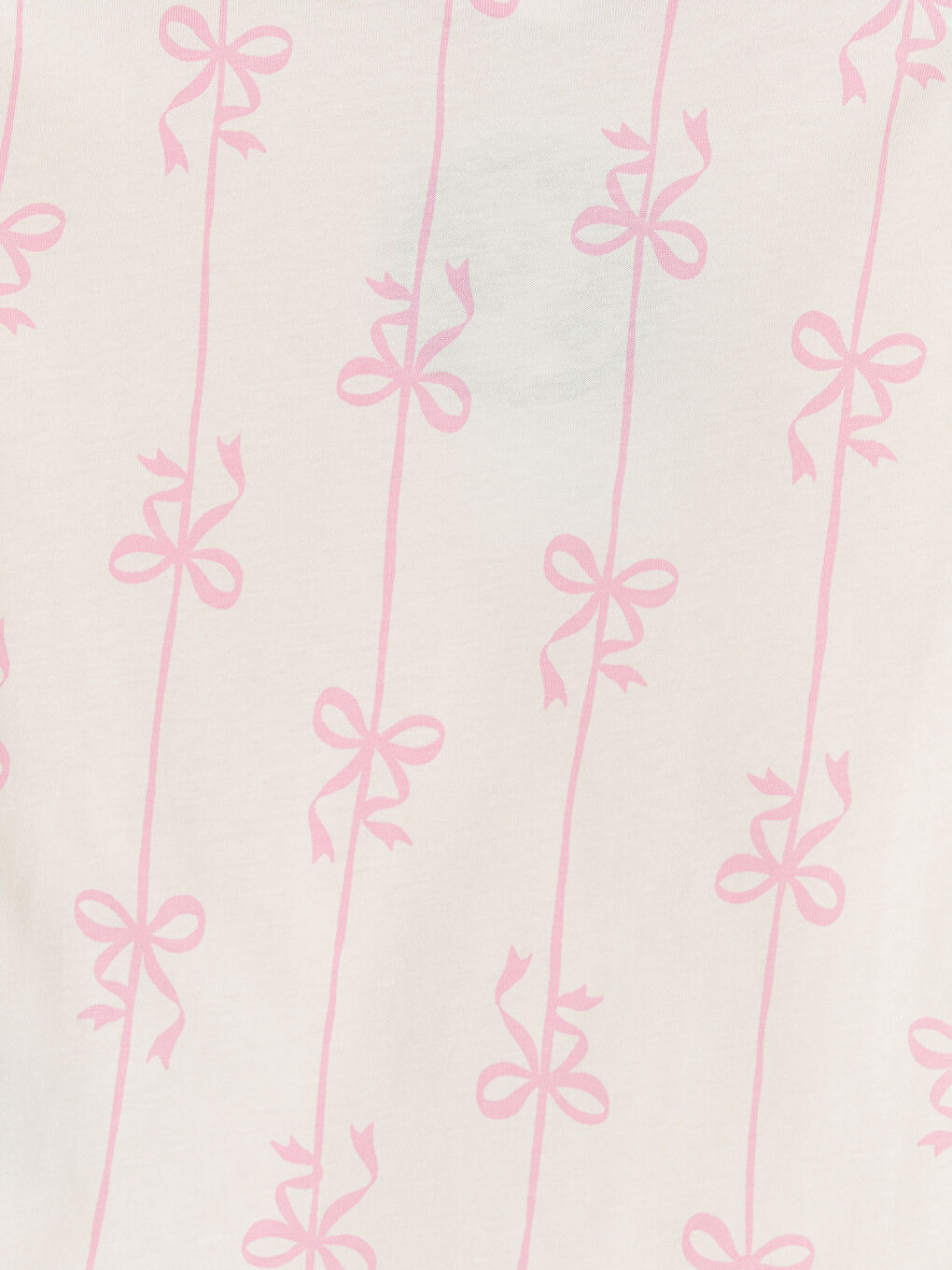 Pembe Fiyonk Desenli Kız Çocuk Şortlu Pijama Takımı-5