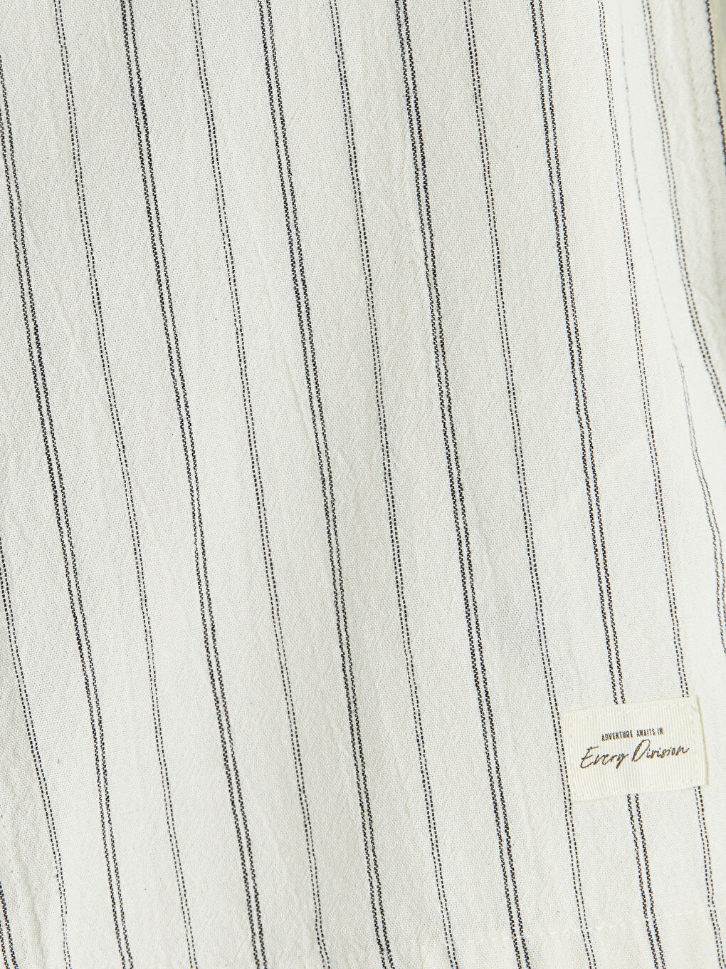 Siyah Çizgili Poplin Erkek Çocuk Gömlek-3