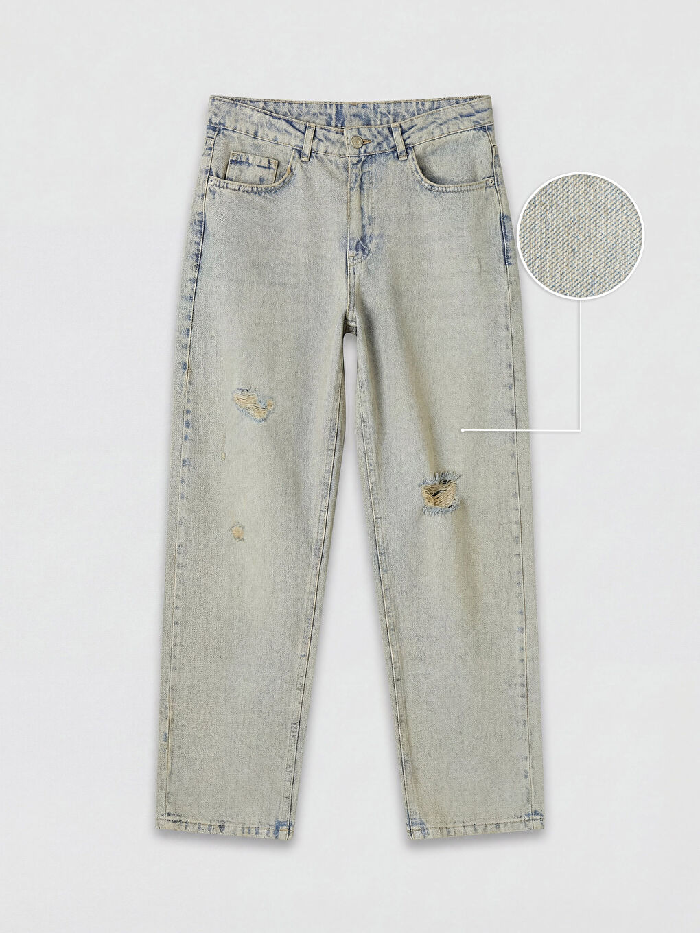 İndigo Boyfriend Kadın Jean Pantolon