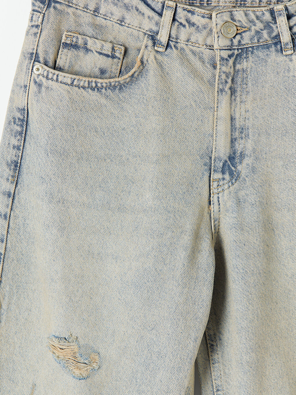 İndigo Boyfriend Kadın Jean Pantolon-2