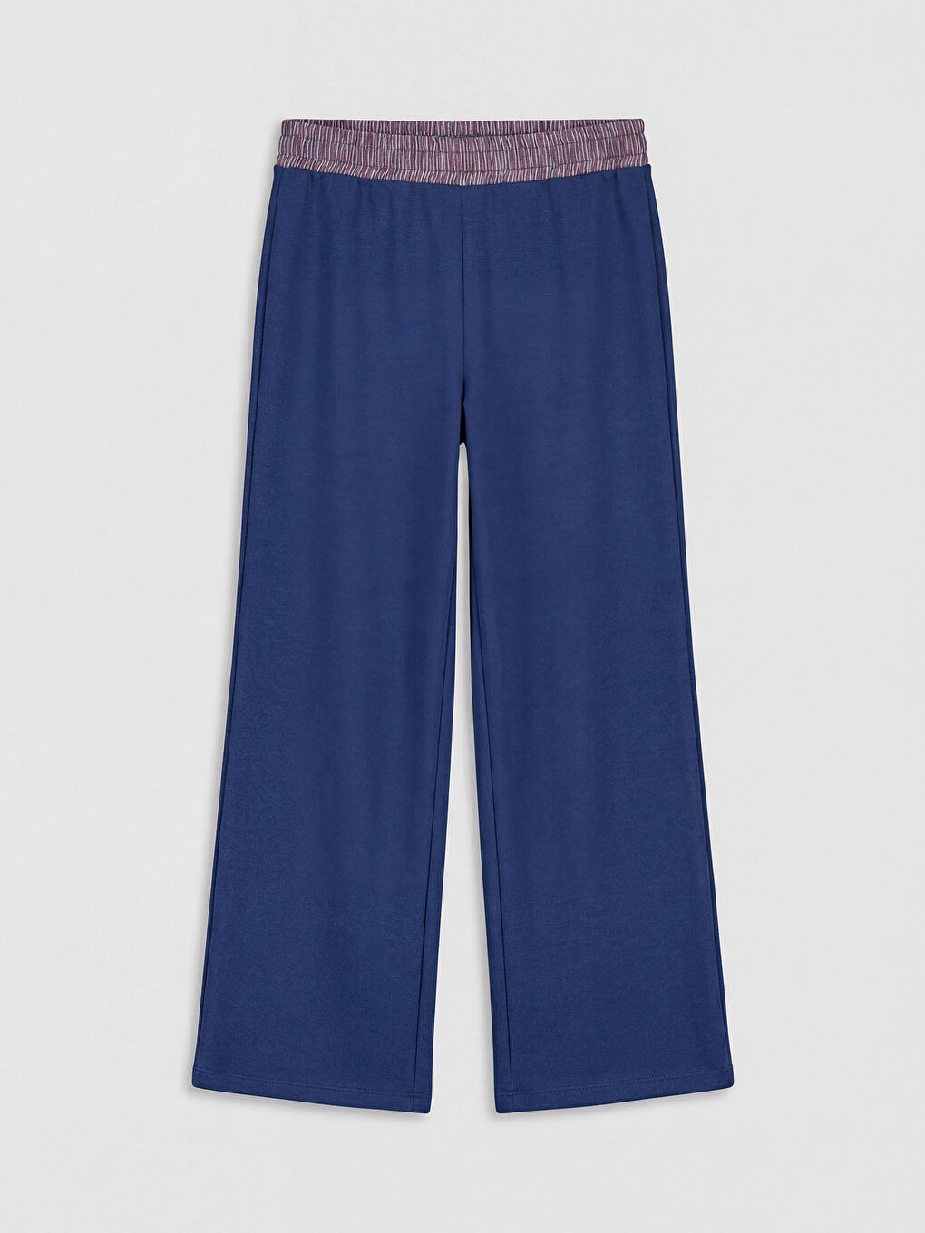 Lacivert Beli Lastikli Kadın Eşofman Altı-5