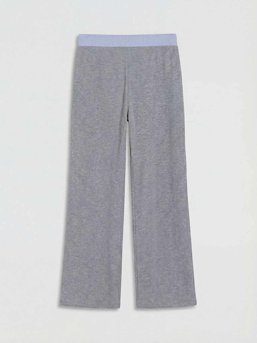 Gri Beli Lastikli Kadın Eşofman Altı-6