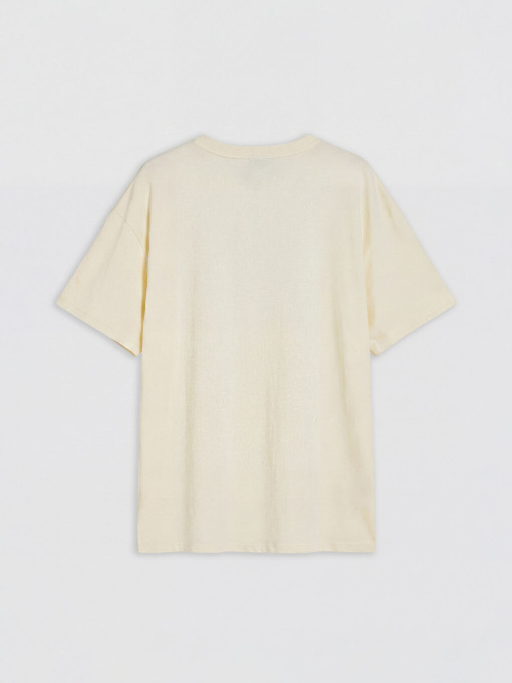 Sarı Büyük Beden Kadın Tişört-5