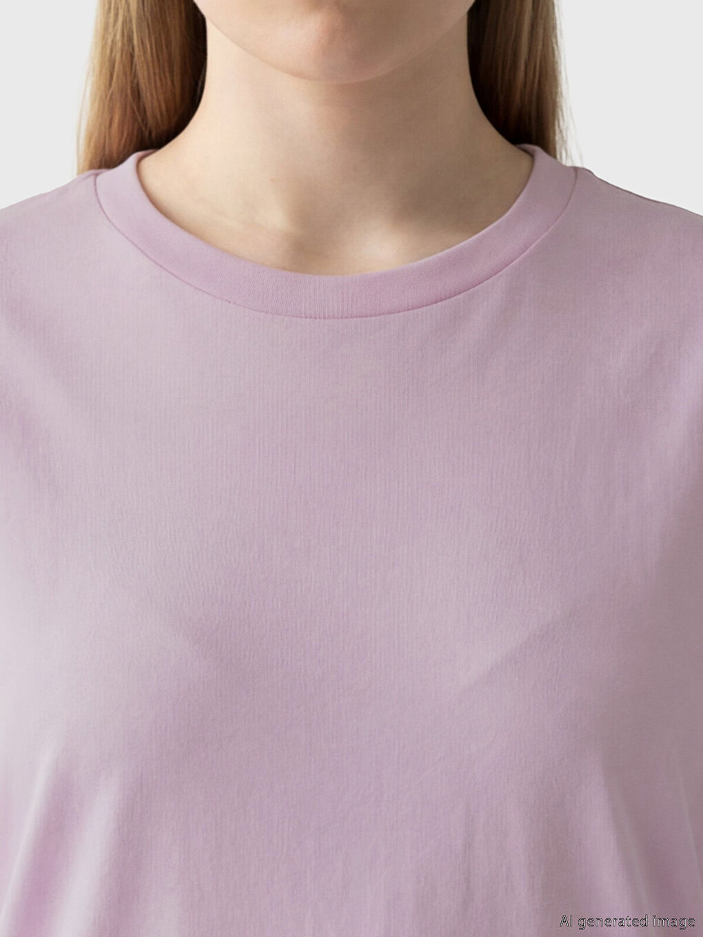 Pembe Büyük Beden Kadın Tişört-2