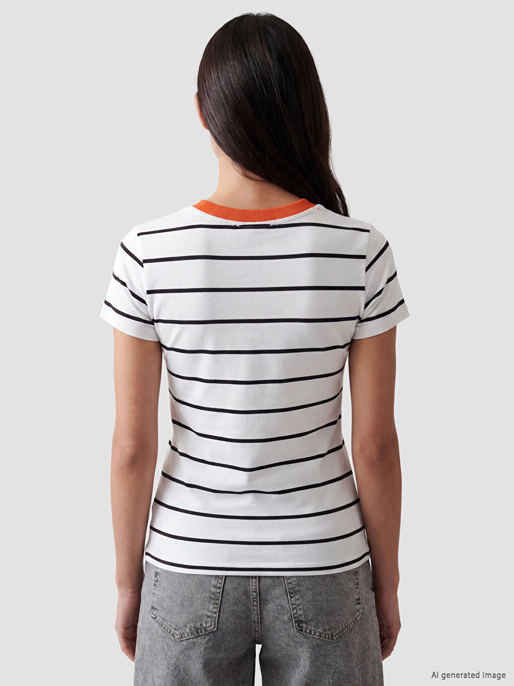 Crew Neck Amalfi Printed Women's T-Shirt-3