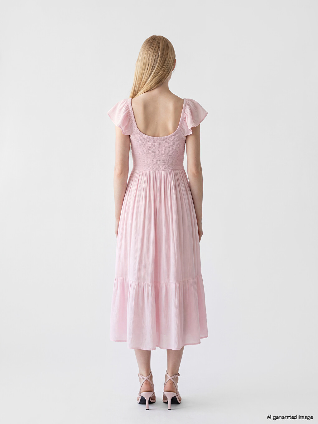 Femër Roze Fustan-3