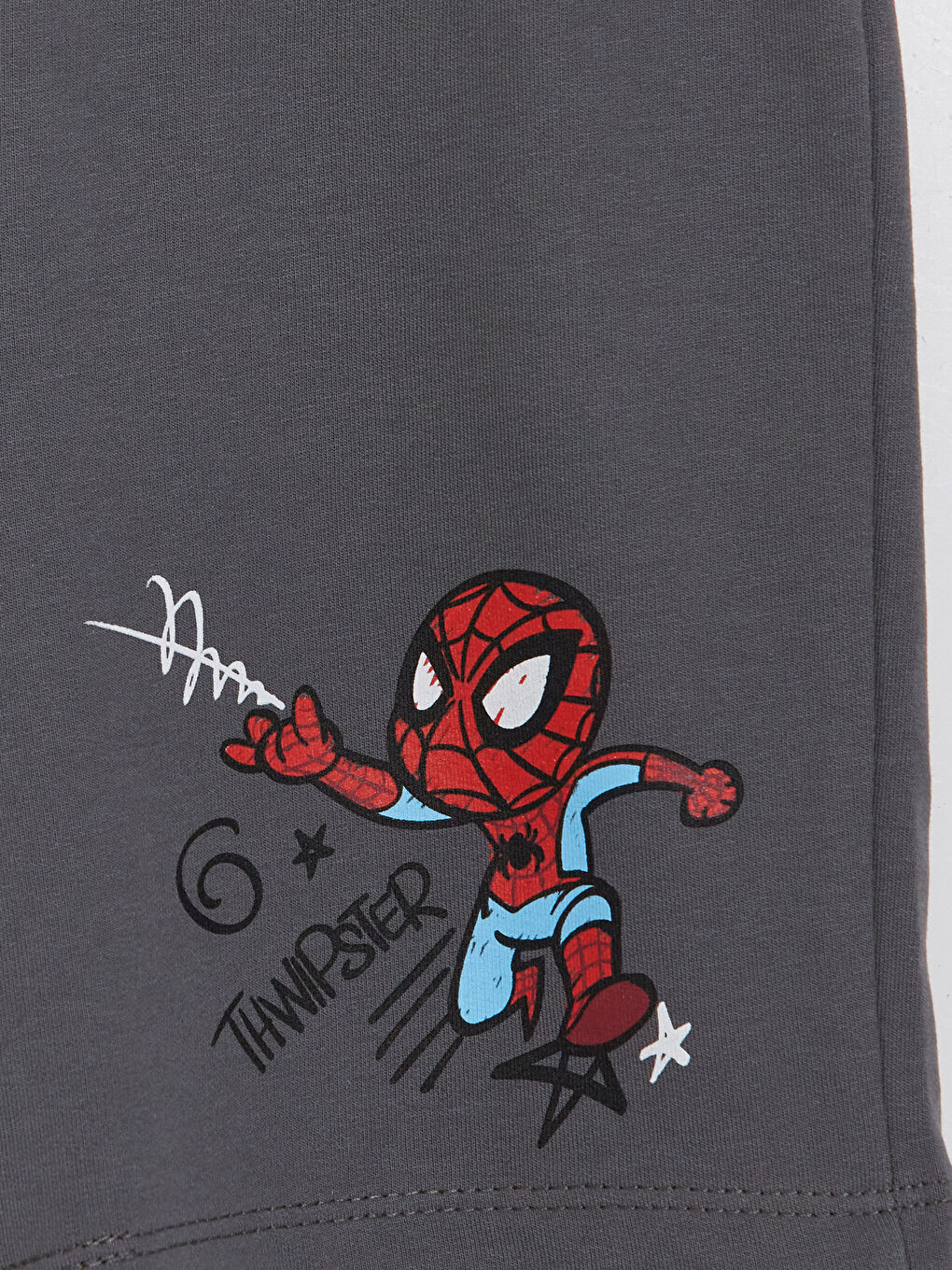 Gri Spider-Man Baskılı Erkek Çocuk Pijama Takımı-6
