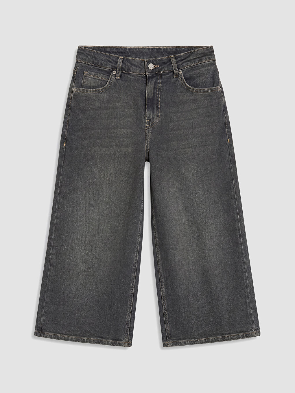 İndigo Bermuda Fit Kadın Jean Şortolon