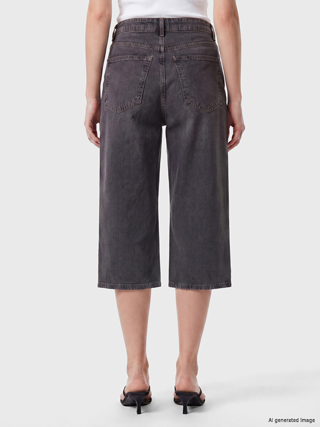 Bermuda Fit Women's Denim Shorts-3