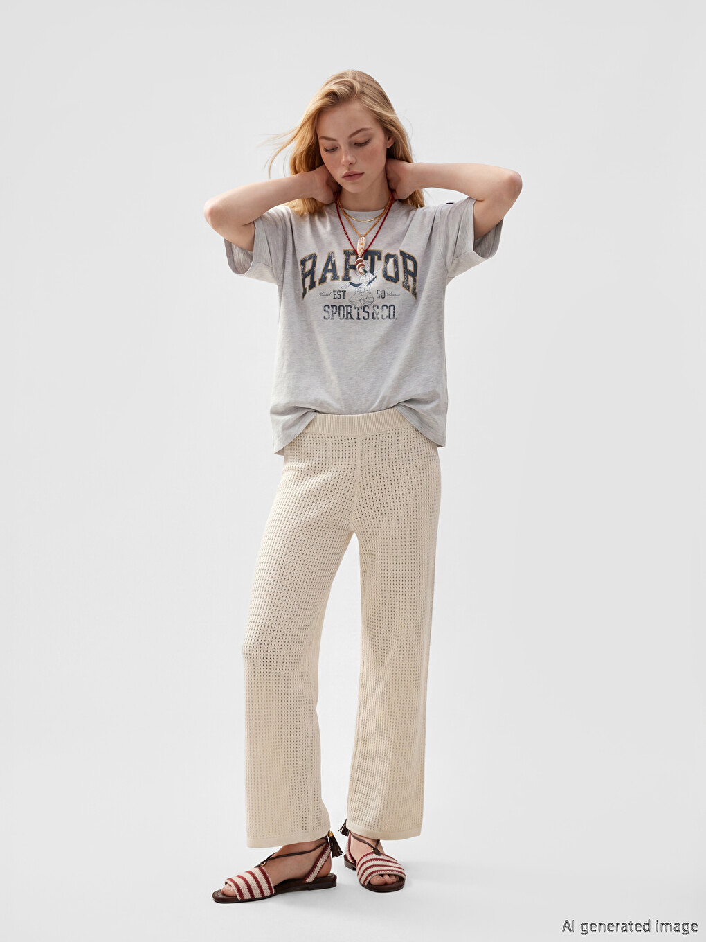 Crew Neck Printed Men's T-Shirt-4