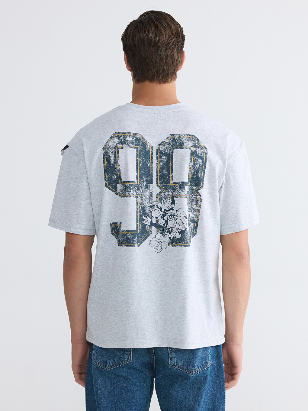 Crew Neck Printed Men's T-Shirt-8