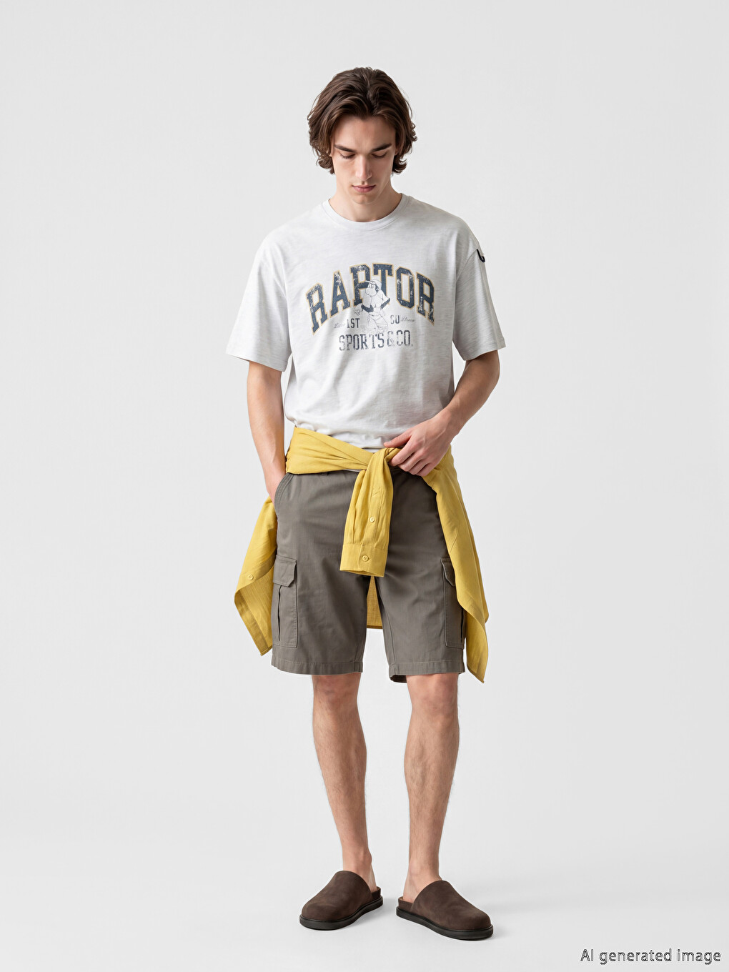 Crew Neck Printed Men's T-Shirt-1