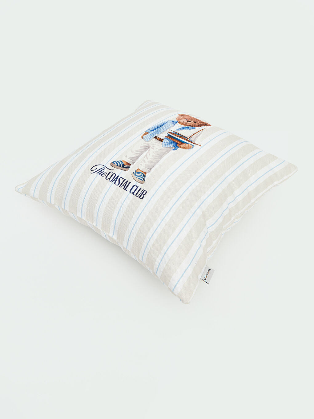 Karışık Ayı Teddy Baskılı Kırlent Kılıfı 45x45 cm-2